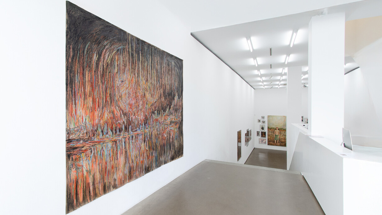 Ulrike Theusner, Passagiere der nacht, ausstellungsansicht. Mit freundlicher genehmigung der Galerie Eigen + Art