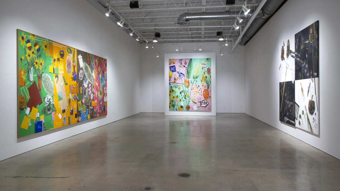 Manny Farber, An up beat title, exhibition view. Courtesy of Quint Gallery