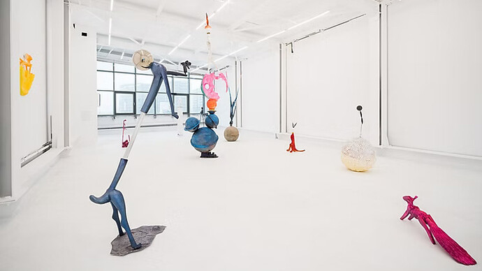 Cristian Răduță, Build a ladder from your bones, exhibition view. Courtesy of Sandwich Gallery