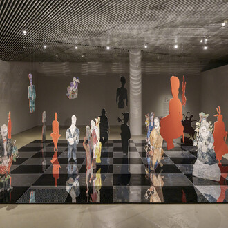 Anna Boghiguian, The sunken boat, exhibition view. Courtesy of ARoS