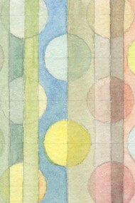 Circular patterns and shapes transition in both colour and space within the full moon