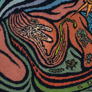 Judy Chicago, Bigamy hood (detail), 2022. Courtesy of Alberta Pane Gallery