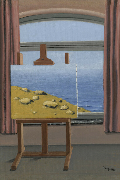 Rene Magritte, La condicion humana (1935)