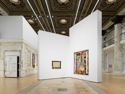 Spanning Ringgold, Faith Ringgold, exhibition view. Courtesy of Jack Shainman Gallery