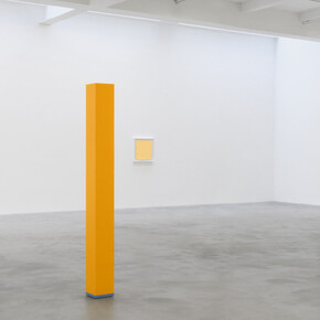 Anne Truitt, Waterleaf, exhibition view. Courtesy of Matthew Marks Gallery