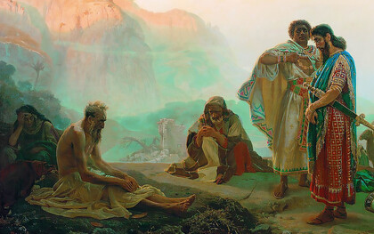 Job and His Friends by Ilya Repin (1869)
