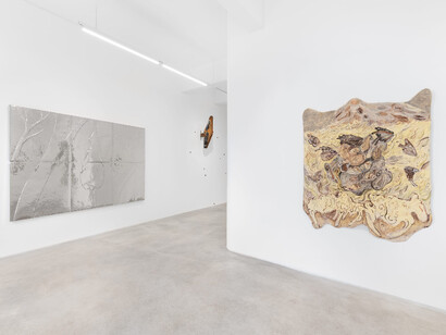 Various artists, Homesick for another world, exhibition view. Courtesy of Madragoa Gallery