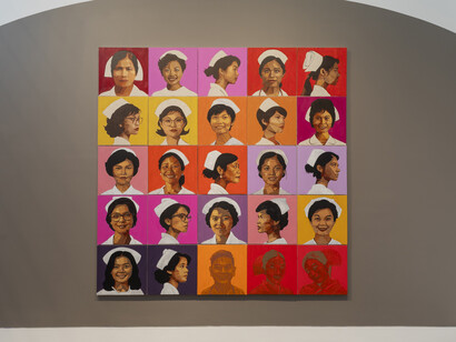 Abang-guard, Makibaka, exhibition view. Courtesy of Queens Museum
