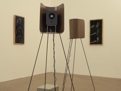 Various artists, Thresholds of control, exhibition view. Courtesy of Simóndi Gallery