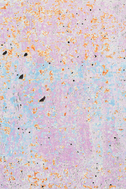 Kadar Brock, Doppelganger, roko’s basilisk, the 6th, hang in there, elmo the destroyer, fallen god, pink swedish landscape, 2017 - 2024. Courtesy of Miles McEnery Gallery