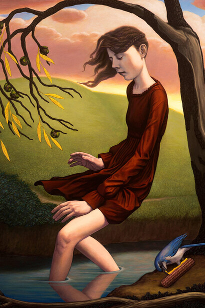 John Tarahteeff, Crossing the stream (detail). Courtesy of Nüart Gallery