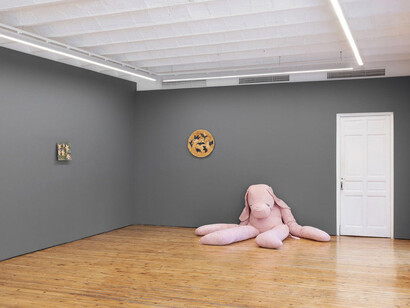 Chioma Ebinama, what’s coming 4 them is coming 4 U, exhibition view. Courtesy of Prats Nogueras Blanchard. Photo by Roberto Ruiz