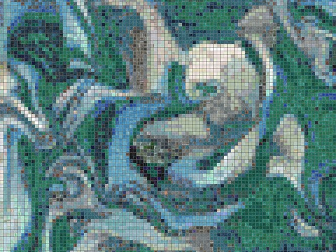 Simone Ferrero, Emerald flow, 2023. Courtesy of Simone Ferrero