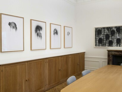 Jaume Plensa, 5 rêves, 5 désirs, vue d'exposition. Avec l'aimable autorisation de la Galerie Lelong