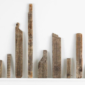 Roger Ackling, Voewood, 2008. Courtesy of Huxley-Parlour Gallery