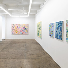 Ruby Palmer, Garden theory, exhibition view. Courtesy of Morgan Lehman Gallery