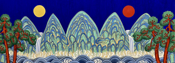 Kate Oh, A city recharging. Courtesy of Kate Oh Gallery