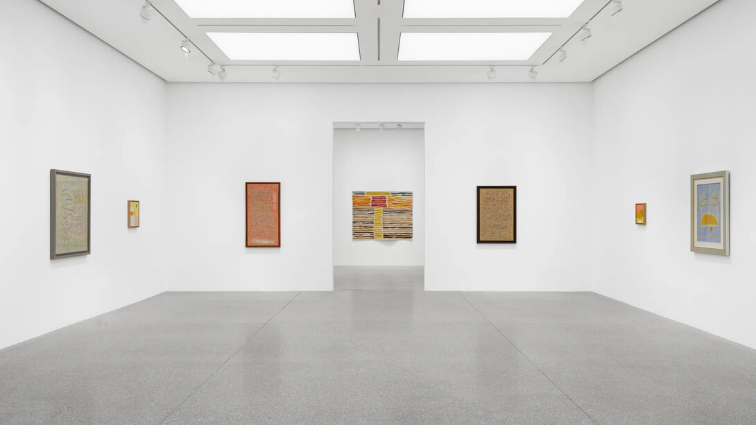 Etel Adnan and Seundja Rhee, To meet the sun, exhibition view. Courtesy of White Cube