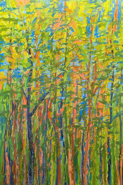 Laurinda Stockwell, Summer woods. Courtesy of Vivo Contemporary