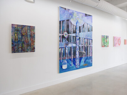 Giancarlo Venturini, Woods, exhibition view. Courtesy of David Castillo Gallery