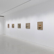 Ed Ruscha, Says I, to myself, says I, exhibition view. Courtesy of Gagosian 