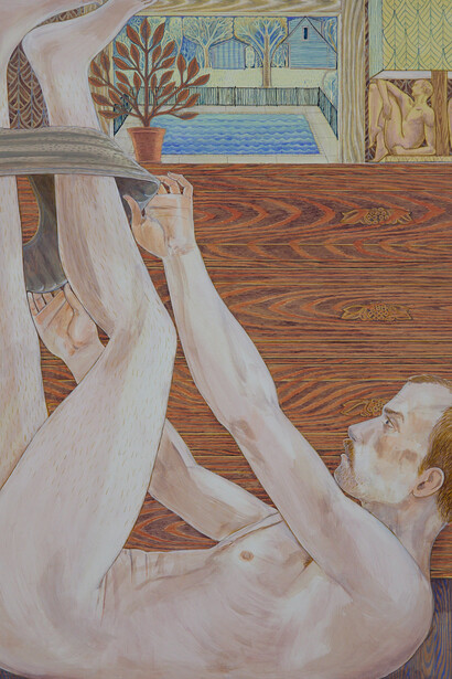 Bryan Rogers, Up or down (detail), 2025. Courtesy of Monya Rowe Gallery