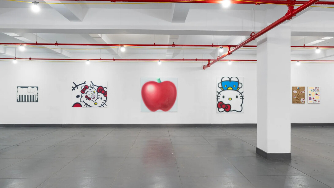 Gowoon Lee, Here Kitty Kitty, exhibition view. Courtesy of Meredith Rosen Gallery