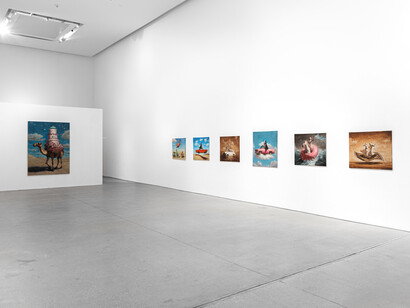 Darvish, Enrapture, exhibition view. Courtesy of Leila Heller Gallery 
