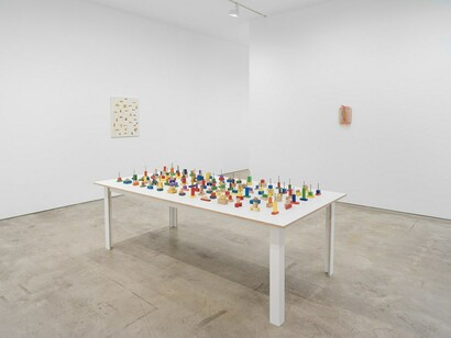 B. Wurtz, 13 works, exhibition view. Courtesy of Garth Greenan Gallery