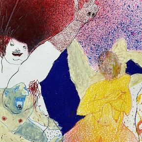 Shirin Mirjamali, Untitled (detail), 2025. Courtesy of Anita Rogers Gallery