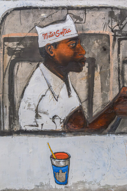 Chaz Guest, Mr. Softee, 2023. Courtesy of
SLAG&RX and the artist, Chaz Guest. Photograph by Toshi Sakurai