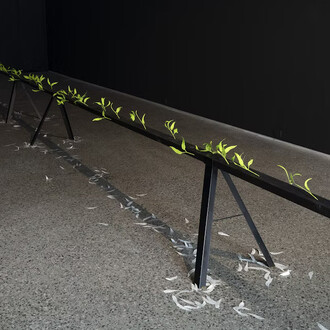 Jenna Lee, Burn before reading, exhibition view. Courtesy of Gertrude Contemporary