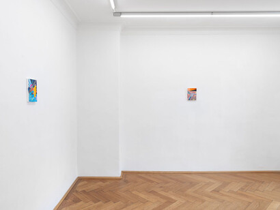 Boban Andjelkovic, Pink pong, exhibition view. Courtesy of Britta Rettberg Gallery