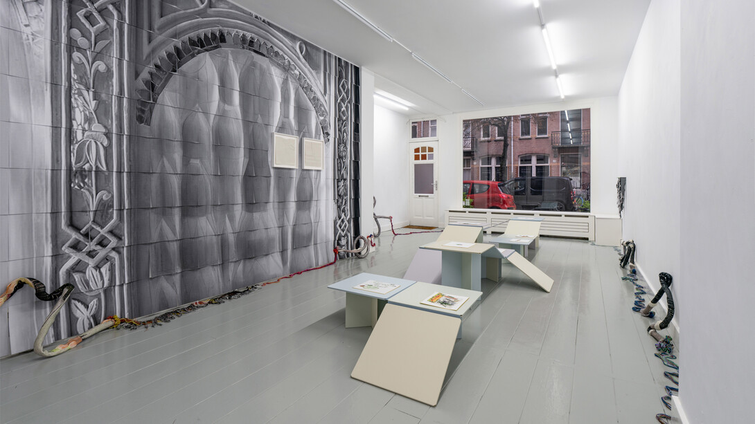 To See the Inability to See, On the nocturnal and most delirious summit of imagination, exhibition view. Courtesy of Josilda da Conceição Gallery