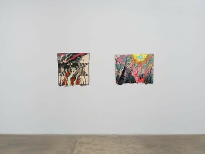 Rodney McMillian, Some lives in the sunshine, exhibition view. Courtesy of Vielmetter