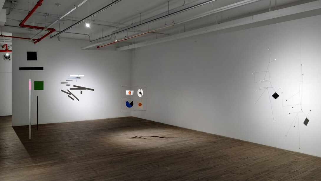 Bruno Munari, Macchine inutili (Useless machines), exhibition view. Courtesy of kaufmann repetto