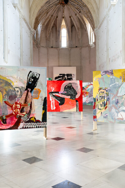 Virginia Chihota, Kupinduka, vista de exhibición. Cortesía del Centro Andaluz de Arte Contemporáneo