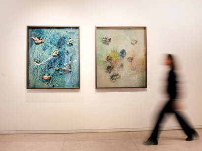 Cristina Babiloni, Ecos de vida, exhibition view. Courtesy of Opera Gallery