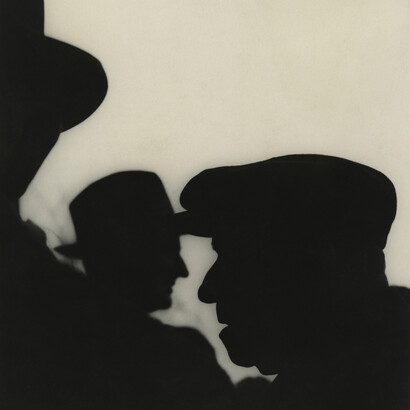 Saul Leiter, From Wedding as a Funeral (detail), c.1951, Gelatin silver print, 11 x 8 3/8 in. Photographer's credit stamp on print verso.