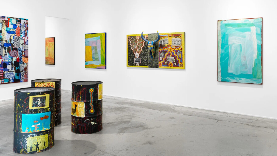 Various artists, Where the land meets the sky, exhibition view. Courtesy of Arthouse Gallery 