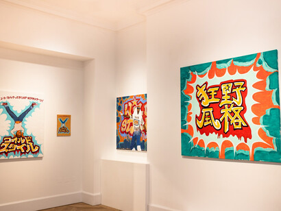 Charlie Ahearn, Wild style, exhibition view. Courtesy of Woodbury House