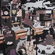 Dieter Roth, Sheet 4 from: «6 Piccadillies», 1970. Mit freundlicher genehmigung des Kunsthauses Zürich