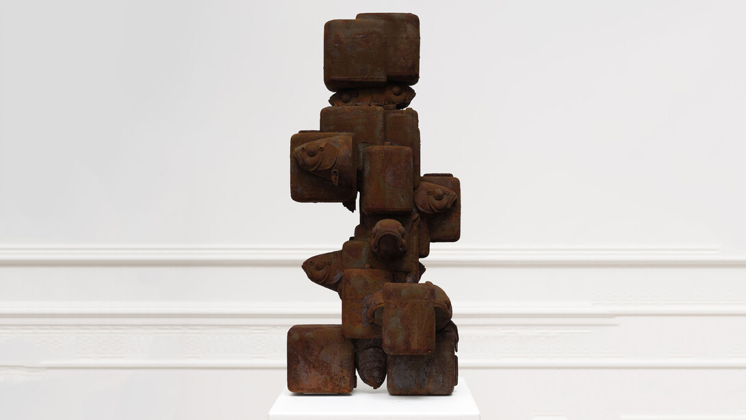 Pierre Gaignard, Bestiaire paramétrique (Poissons et bidons), 2025. Avec l'aimable autorisation de la Galerie Eric Mouchet