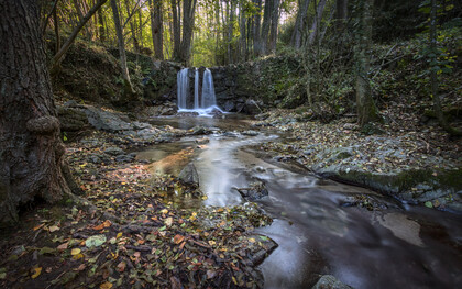 La riera de Viladrau, Cataluña, España