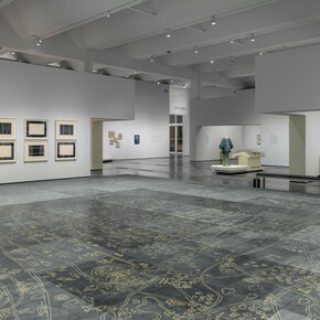 Deep cuts: block printing across cultures, exhibition view. Courtesy of Los Angeles County Museum of Art