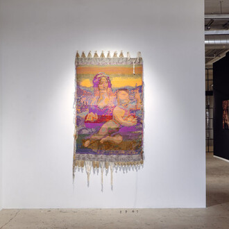 John Paul Morabito, Our lady of the bathhouse, exhibition view. Courtesy of Patricia Sweetow Gallery 