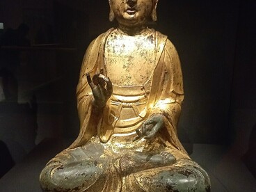 Statua di Siddhartha Gautama, National Museum of Korea, Seoul, Corea del sud