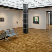 Toyin Ojih Odutola, U22. Adijatu straße, exhibition view. Courtesy of Hamburger Bahnhof 