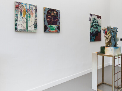 Various artists, The quiet between things, exhibition view. Courtesy of Eva Steynen Gallery 
