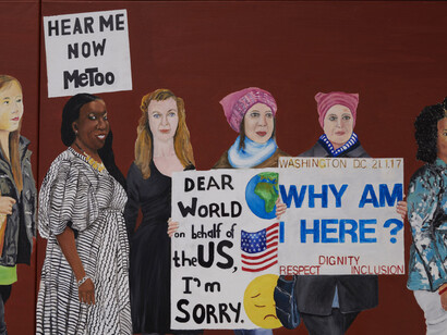 Various artists, Seven paintings – Seven encounters, ehxibition view. Courtesy of Mudam 